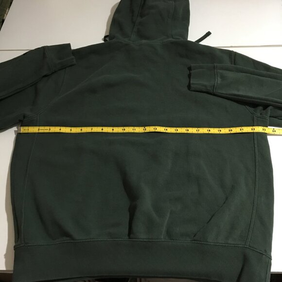 Nike Outlined Just Do It Mens medium Green Sweatshirt Hoodie - Picture 9 of 10